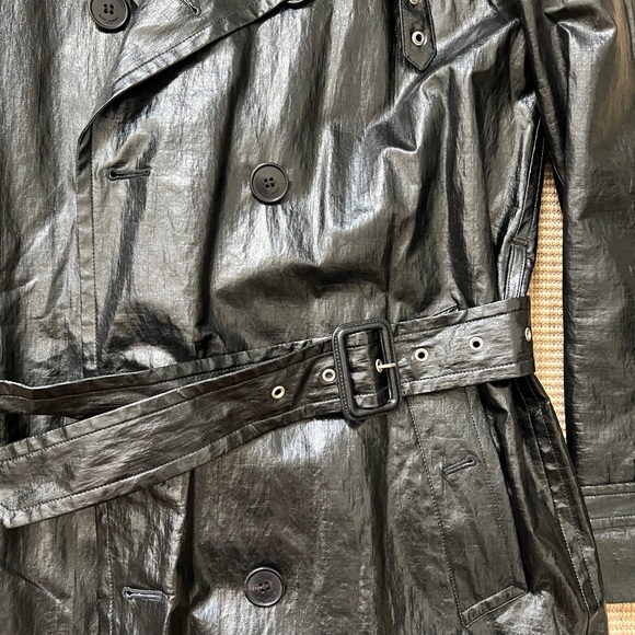 Saint Laurent black oversized trench coat with original dust bag - Picture 7 of 14
